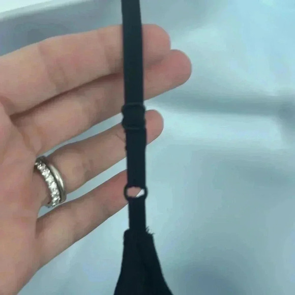 Express Romper Dress With Sheer Detail - Side Tie & Side Zip - Adjustable Straps - Picture 5 of 11